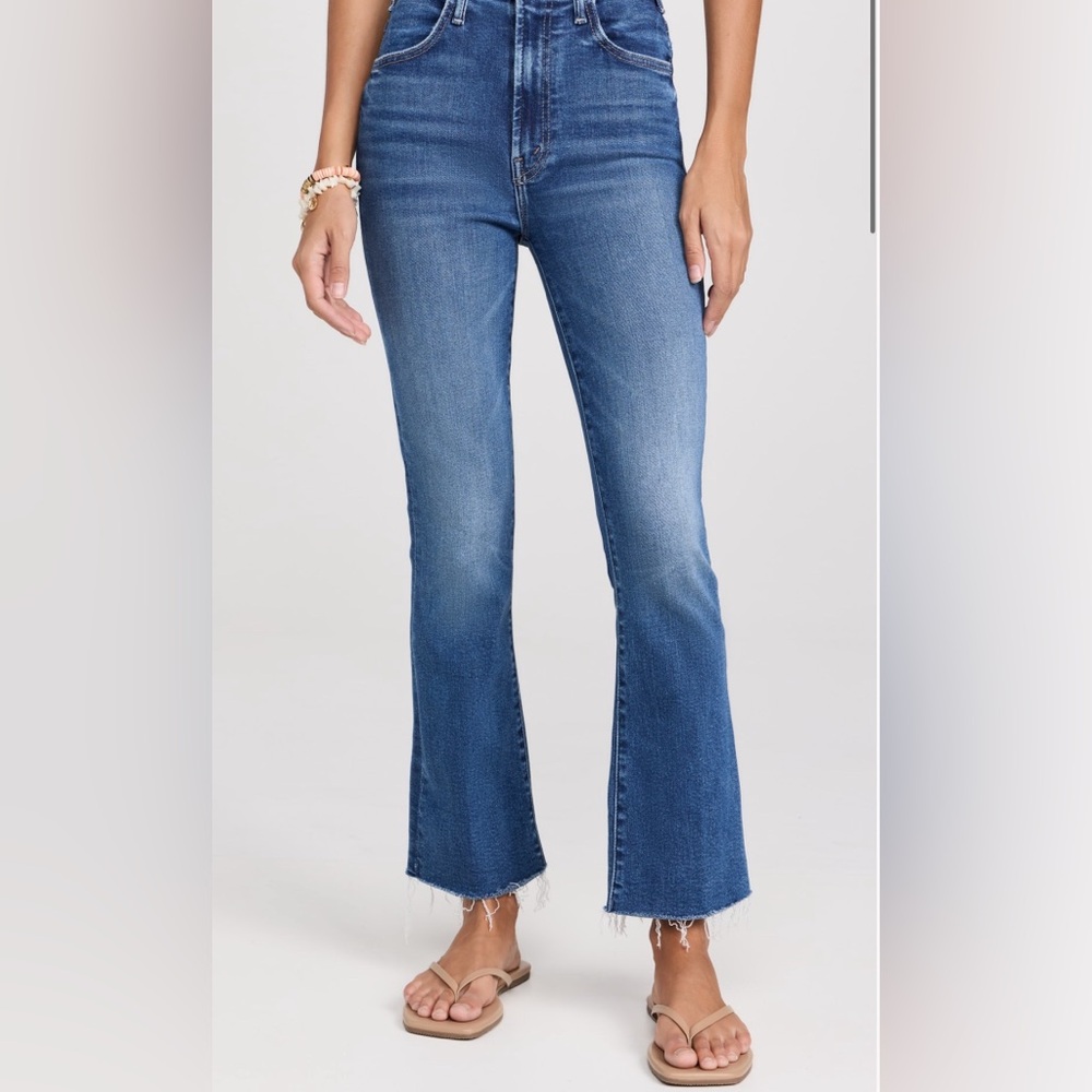 MOTHER Jeans Hustler Ankle Fray